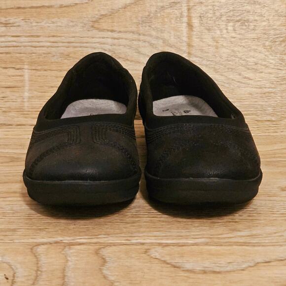 Clarks Cloud Steppers Ladies Slip On Shoes Size US 6.5M Black Cushion Soft - Picture 2 of 9